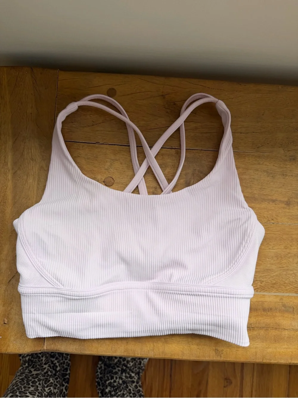 Lululemon Energy Ribbed Longline Bra size 6